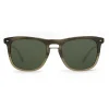 Giorgio Armani - Square Striped Frame Sunglasses - Grey - Sunglasses - Eyewear - Avvenice