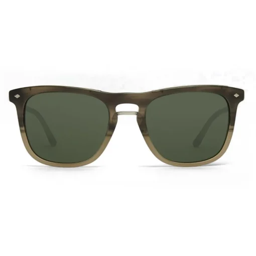 Giorgio Armani - Square Striped Frame Sunglasses - Grey - Sunglasses - Eyewear - Avvenice