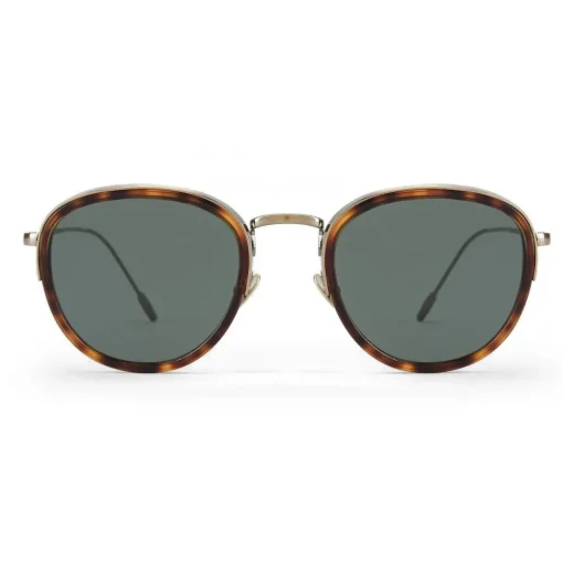 Giorgio Armani - Tech - Metal Sunglasses in Metal and Acetate - Brown - Sunglasses - Eyewear - Avvenice