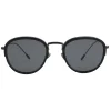 Giorgio Armani - Tech - Metal Sunglasses in Metal and Acetate - Black - Sunglasses - Eyewear - Avvenice