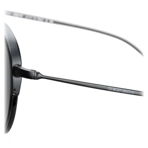 Giorgio Armani - Tech - Metal Sunglasses in Metal and Acetate - Black - Sunglasses - Eyewear - Avvenice