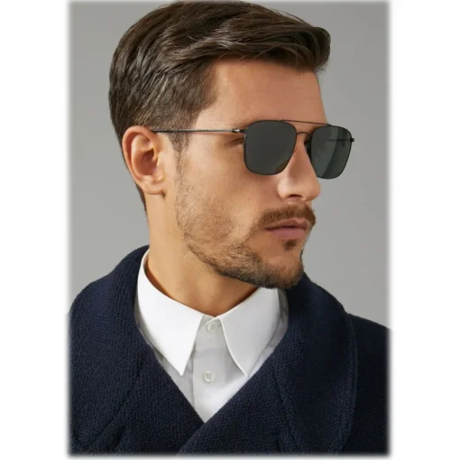 Giorgio Armani - Timeless - Sunglasses with Metal Frame - Black - Sunglasses - Eyewear - Avvenice^ Sunglasses & Eyewear