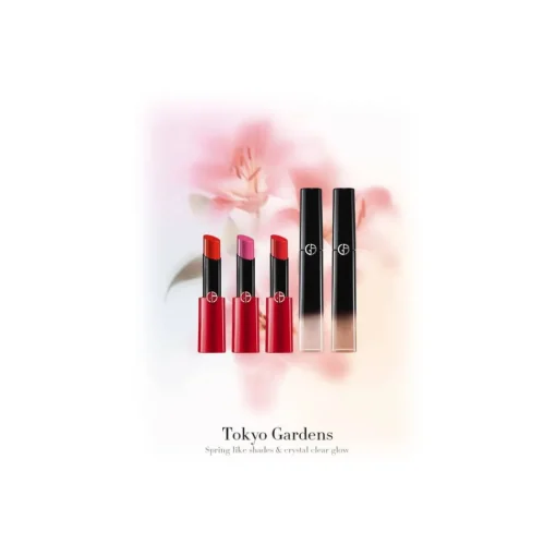 Giorgio Armani Beauty Giorgio Armani - Tokyo Gardens - Ecstasy Shine Limited Edition Lipstick - Lipsticks with Fresh and Vibrant Colors - Luxury - Avvenice