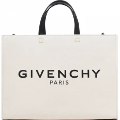 Givenchy - Beige and Black Medium Canvas G-Tote - Exclusive Luxury Collection - Avvenice