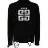 Givenchy - Black and White Cotton 4G Stars Pullover - Exclusive Luxury Collection - Avvenice^ Knitwears