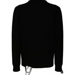 Givenchy - Black and White Cotton 4G Stars Pullover - Exclusive Luxury Collection - Avvenice^ Knitwears