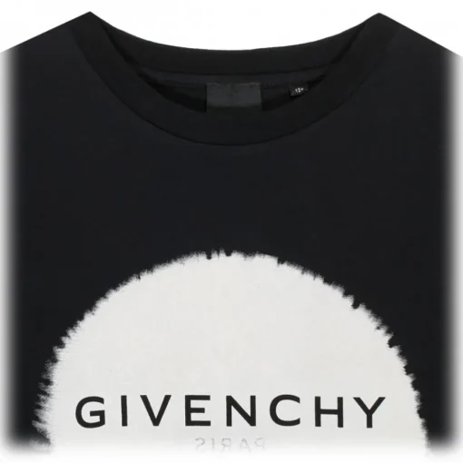 Givenchy - Black and White Cotton Logo Print T-Shirt - Exclusive Luxury Collection - Avvenice^ T-shirt