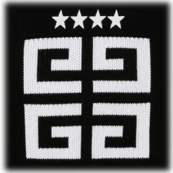 Givenchy - Black and White Cotton 4G Stars Pullover - Exclusive Luxury Collection - Avvenice^ Knitwears