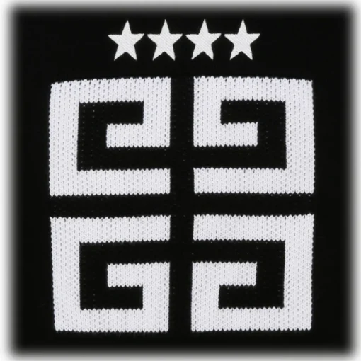 Givenchy - Black and White Cotton 4G Stars Pullover - Exclusive Luxury Collection - Avvenice^ Knitwears