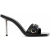 Givenchy - Black Calf Leather Voyou Sandals - Exclusive Luxury Collection - Avvenice
