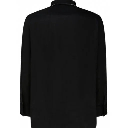 Givenchy - Black Cotton Collar Detail Shirt - Exclusive Luxury Collection - Avvenice^ Shirts