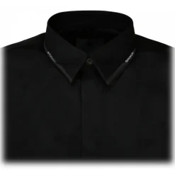 Givenchy - Black Cotton Collar Detail Shirt - Exclusive Luxury Collection - Avvenice^ Shirts