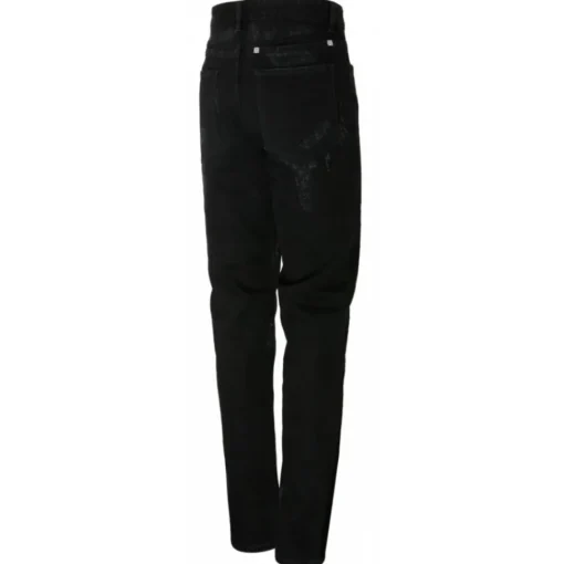 Givenchy - Black Cotton Ripped Jeans - Exclusive Luxury Collection - Avvenice