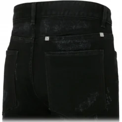 Givenchy - Black Cotton Ripped Jeans - Exclusive Luxury Collection - Avvenice
