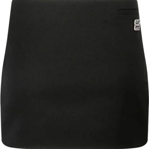 Givenchy - Black 4G-Plaque Miniskirt - Exclusive Luxury Collection - Avvenice