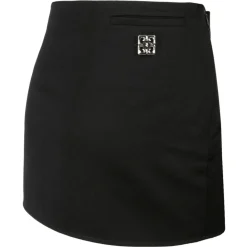 Givenchy - Black 4G-Plaque Miniskirt - Exclusive Luxury Collection - Avvenice