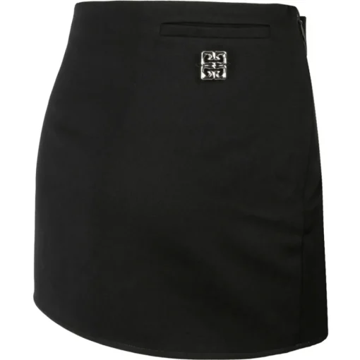 Givenchy - Black 4G-Plaque Miniskirt - Exclusive Luxury Collection - Avvenice