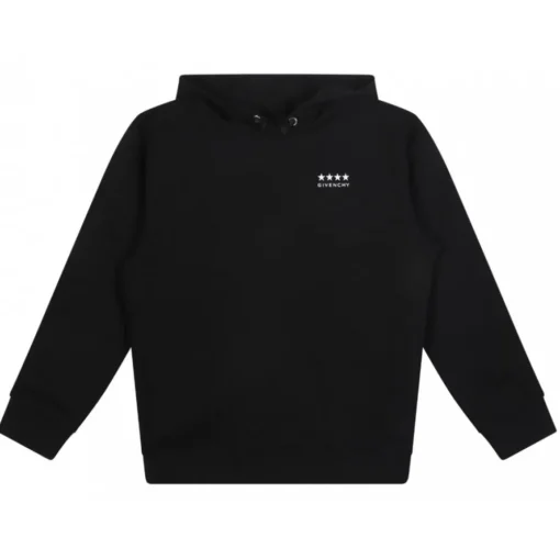 Givenchy - Black Hooded Sweatshirt - Exclusive Luxury Collection - Avvenice