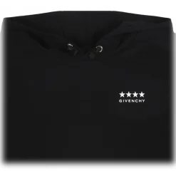 Givenchy - Black Hooded Sweatshirt - Exclusive Luxury Collection - Avvenice