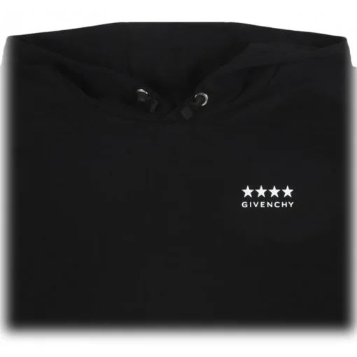 Givenchy - Black Hooded Sweatshirt - Exclusive Luxury Collection - Avvenice
