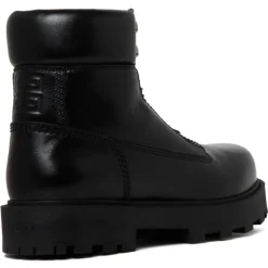 Givenchy - Black Leather Workboots - Exclusive Luxury Collection - Avvenice