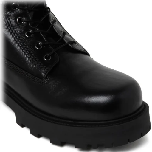 Givenchy - Black Leather Workboots - Exclusive Luxury Collection - Avvenice