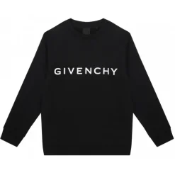 Givenchy - Black Lettering Logo Sweatshirt - Exclusive Luxury Collection - Avvenice