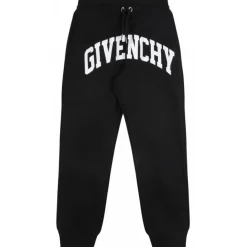 Givenchy - Black Lettering Logo Jogging Pants - Exclusive Luxury Collection - Avvenice