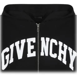 Givenchy - Black Lettering Logo Hoodie - Exclusive Luxury Collection - Avvenice^ Sweatshirts