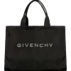 Givenchy - Black Logo Embroidered Tote Bag - Exclusive Luxury Collection - Avvenice