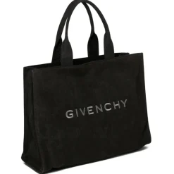 Givenchy - Black Logo Embroidered Tote Bag - Exclusive Luxury Collection - Avvenice