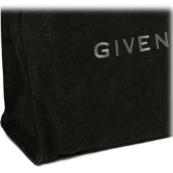 Givenchy - Black Logo Embroidered Tote Bag - Exclusive Luxury Collection - Avvenice