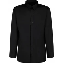 Givenchy - Black Logo Plaque Shirt - Exclusive Luxury Collection - Avvenice