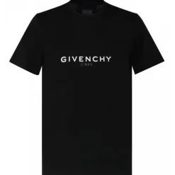 Givenchy - Black Logo Print T-Shirt - Exclusive Luxury Collection - Avvenice