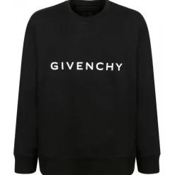 Givenchy - Black Logo Print Sweatshirt - Exclusive Luxury Collection - Avvenice