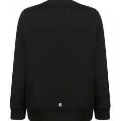 Givenchy - Black Logo Print Sweatshirt - Exclusive Luxury Collection - Avvenice
