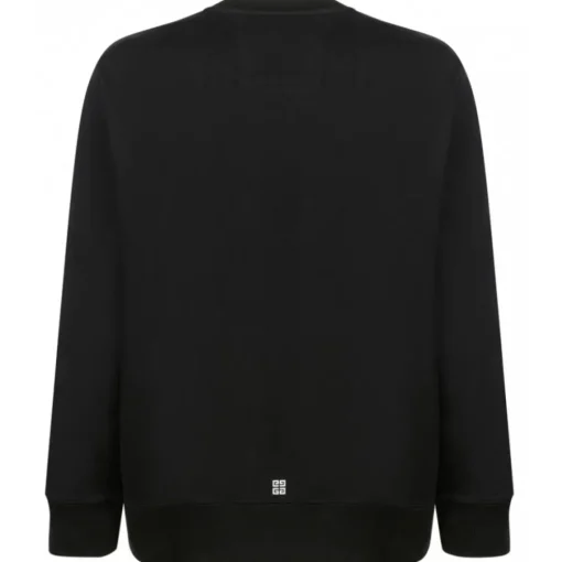 Givenchy - Black Logo Print Sweatshirt - Exclusive Luxury Collection - Avvenice
