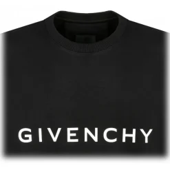 Givenchy - Black Logo Print Sweatshirt - Exclusive Luxury Collection - Avvenice