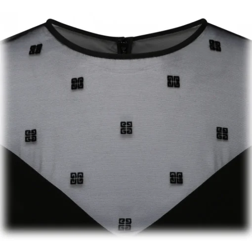 Givenchy - Black Long Sleeved Mid Dress - Exclusive Luxury Collection - Avvenice