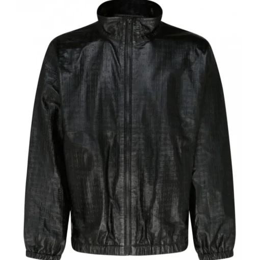 Givenchy - Black Nappa Leather 4G Jogging Jacket - Exclusive Luxury Collection - Avvenice^ Jackets