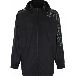Givenchy - Black Nylon Sports Jacket - Exclusive Luxury Collection - Avvenice^ Jackets