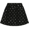 Givenchy - Black Stretch Cotton Logo Print Skirt - Exclusive Luxury Collection - Avvenice^ Skirts