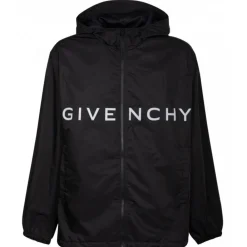 Givenchy - Black Windbreaker - Exclusive Luxury Collection - Avvenice^ Jackets