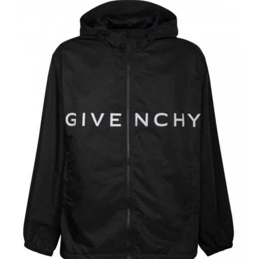 Givenchy - Black Windbreaker - Exclusive Luxury Collection - Avvenice^ Jackets