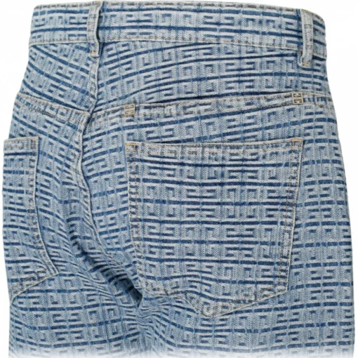 Givenchy - Blue Cotton Five Pockets Jeans - Exclusive Luxury Collection - Avvenice^ Trousers