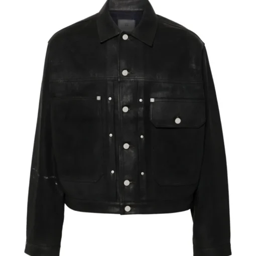 Givenchy - Coated Denim Jacket - Exclusive Luxury Collection - Avvenice