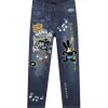 Givenchy - Disney Embroidered Kids Straight-Leg Jeans - Exclusive Luxury Collection - Avvenice