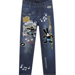Givenchy - Disney Embroidered Kids Straight-Leg Jeans - Exclusive Luxury Collection - Avvenice