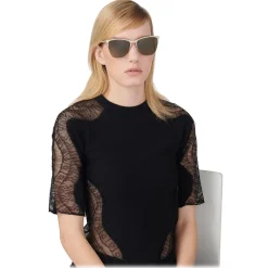 Givenchy Eyewear Givenchy - GV Halo Square Sunglasses - Ivory - Sunglasses - - Avvenice
