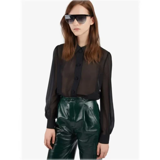 Givenchy Eyewear Givenchy - GV Squared Oversized Sunglasses in Acetate and Metal - Gray - Sunglasses - - Avvenice^ Sunglasses & Eyewear
